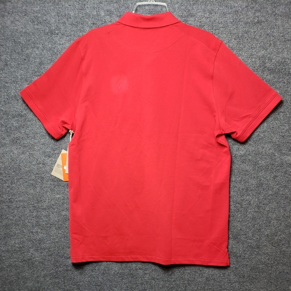 Nike Tiger Woods TW Fist Pump Golf Polo Dri Fit Masters Championship Red Shirt - Picture 3 of 8